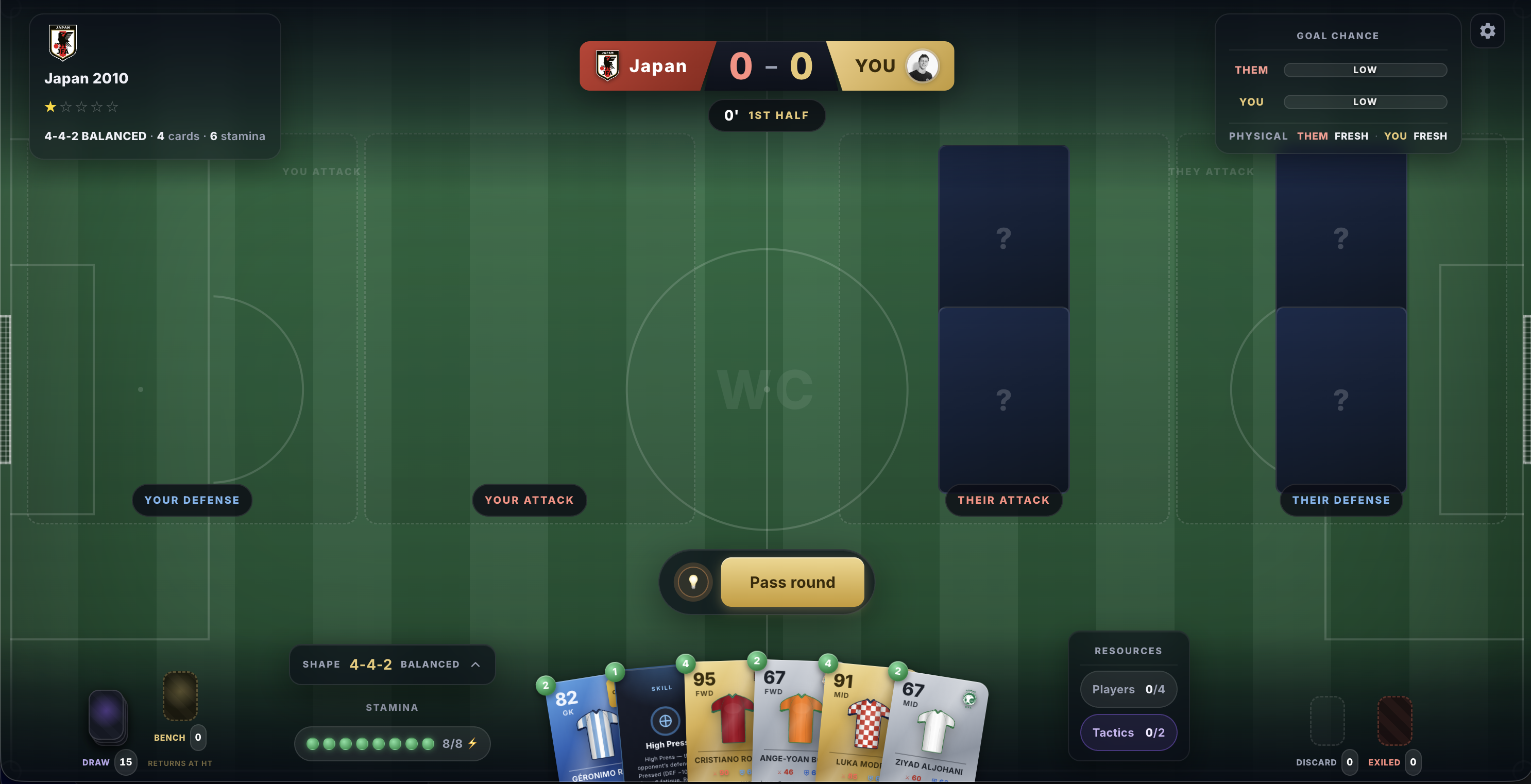 Mundialito — game screenshot